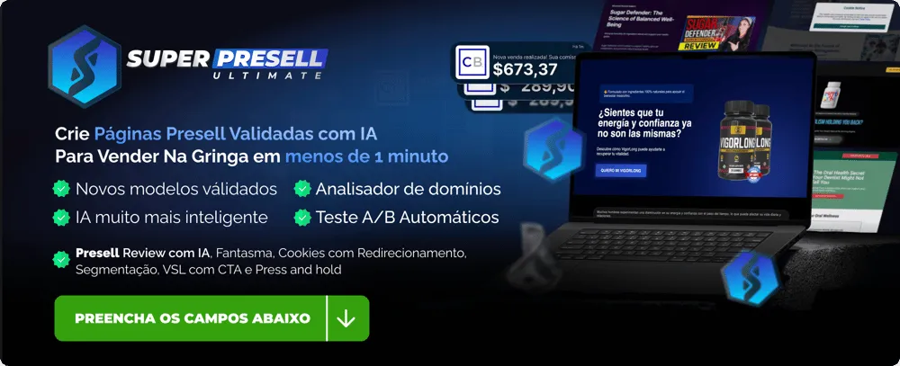 Super Presell Ultimate - Sistema